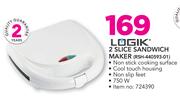 Logik 2 Slice Sandwich Maker RSH-440593-01