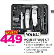 WAHL 20 Piece Home Styling Kit-Per Set