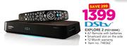 DSTV Explora 2 PS5100IMC With A7 Remote & Batteries