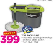 Home Mark Top Mop Plus Including A Spinning Action MOp And Dual Action Bucket