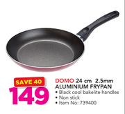 Domo 24cm 2.5mm Non Stick Aluminium Frypan