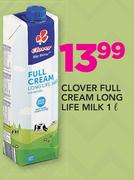 Clover Full Cream Long Life Milk-1Ltr