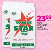 White Star Super Maize Meal 2.5Kg-Each