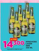 Windhoek Lager NRB-6x330ml