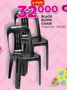 Black Buddi Chair-For 2