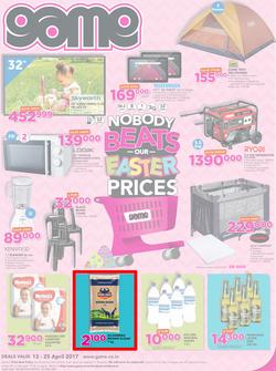 Game Tanzania : Nobody Beats Our Easter Prices (13 Apr - 25 Apr 2017), page 1