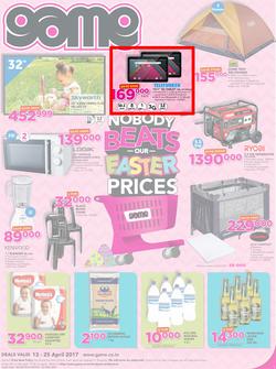 Game Tanzania : Nobody Beats Our Easter Prices (13 Apr - 25 Apr 2017), page 1
