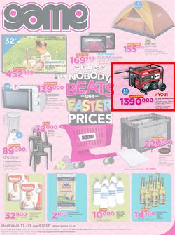 Game Tanzania : Nobody Beats Our Easter Prices (13 Apr - 25 Apr 2017), page 1