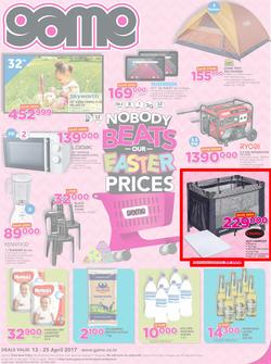 Game Tanzania : Nobody Beats Our Easter Prices (13 Apr - 25 Apr 2017), page 1
