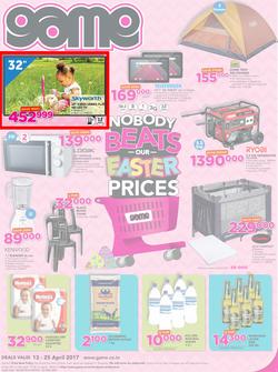 Game Tanzania : Nobody Beats Our Easter Prices (13 Apr - 25 Apr 2017), page 1