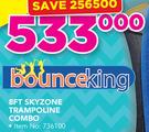Bounceking 8Ft Skyzone Trampoline Combo