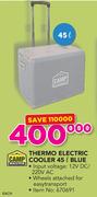 Camp Master 45Ltr Blue Thermo Electric Cooler