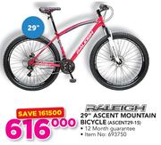 Raleigh 29" Ascent Mountain Bicycle ASCENT29-15