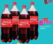 Coca-Cola Coke-4x2Ltr