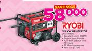 Ryobi 5.5KW Generator RG-6900K