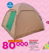 Gemsbok Bow Tent 3m x 3m-BUSHTEC