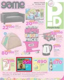 Game Kenya : Nobody Beats Our Easter Prices (13 Apr - 25 Apr 2017), page 1