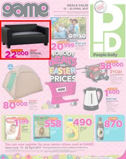 Game Kenya : Nobody Beats Our Easter Prices (13 Apr - 25 Apr 2017), page 1