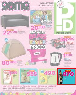 Game Kenya : Nobody Beats Our Easter Prices (13 Apr - 25 Apr 2017), page 1