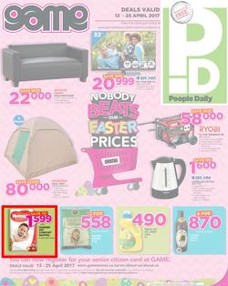 Game Kenya : Nobody Beats Our Easter Prices (13 Apr - 25 Apr 2017), page 1