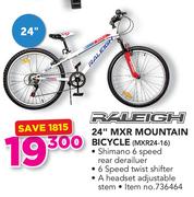 Raleigh 24" MxR Mountain Bicycle MxR24-16