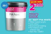 Simple Choice  Matt PVA White Paint-20Ltr