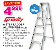 Gravity 6Step Ladder Aluminium HSL6