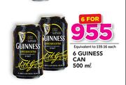 6 Guiness Can-6 x 500ml