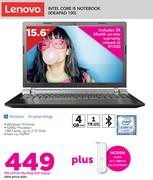 Lenovo Intel Core i5 Notebook Ideapad 100-On MyMeg 500 TopUp