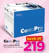 Cento Pro A4 5 x 500 Sheets
