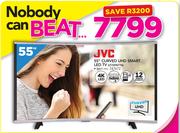 JVC 55" Curved UHD Smart LED TV LT-55N776