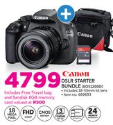 Canon DSLR Starter Bundle EOS1200D
