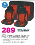 Stingray Rally Sport Car Seat Cover Set-Per Set