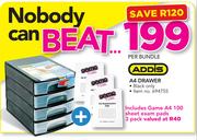 Addis A4 Drawer-Per Bundle