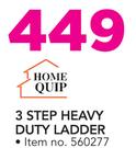 Home Quip 3 Step Heavy Duty Ladder