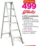 Gravity 6 Step Aluminium Ladder HSL6
