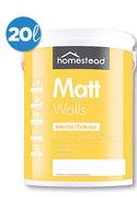 Homestead 20Ltr Matt Walls
