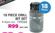 Stramm 18 Piece Drill Bit Set-Per Set