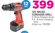 Stramm 12V Nicad Cordless Drill