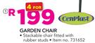 Cenplast Garden Chair-For 4