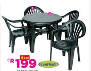 Cenplast Garden Chair-For 4