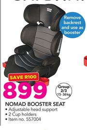 Safeway nomad booster seat top