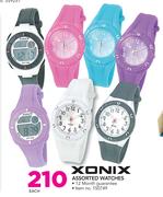 Xonix Assorted Watches-Each
