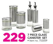 7 Piece Glass Canister Set