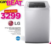 LG 8.5Kg Top Load Washing Machine Metallic T8574TDDVH