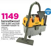 Bennett Read Wet & Dry Vacuum Cleaner Tough 15 HVC215