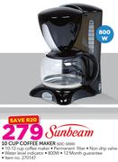 Sunbeam 10 Cup Coffee Maker SDC-1000