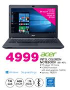 Acer Intel Celeron Notebook ES1-431