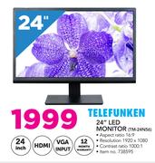 Telefunken 24" LED Monitor TM-24N56