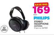 Philips Stereo Headphone SHP2000-Each